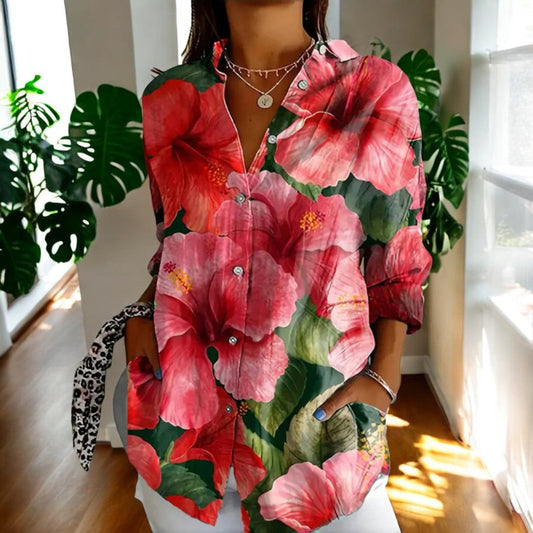 SIDONIA I VINTAGE-LANGARM-BLUSE