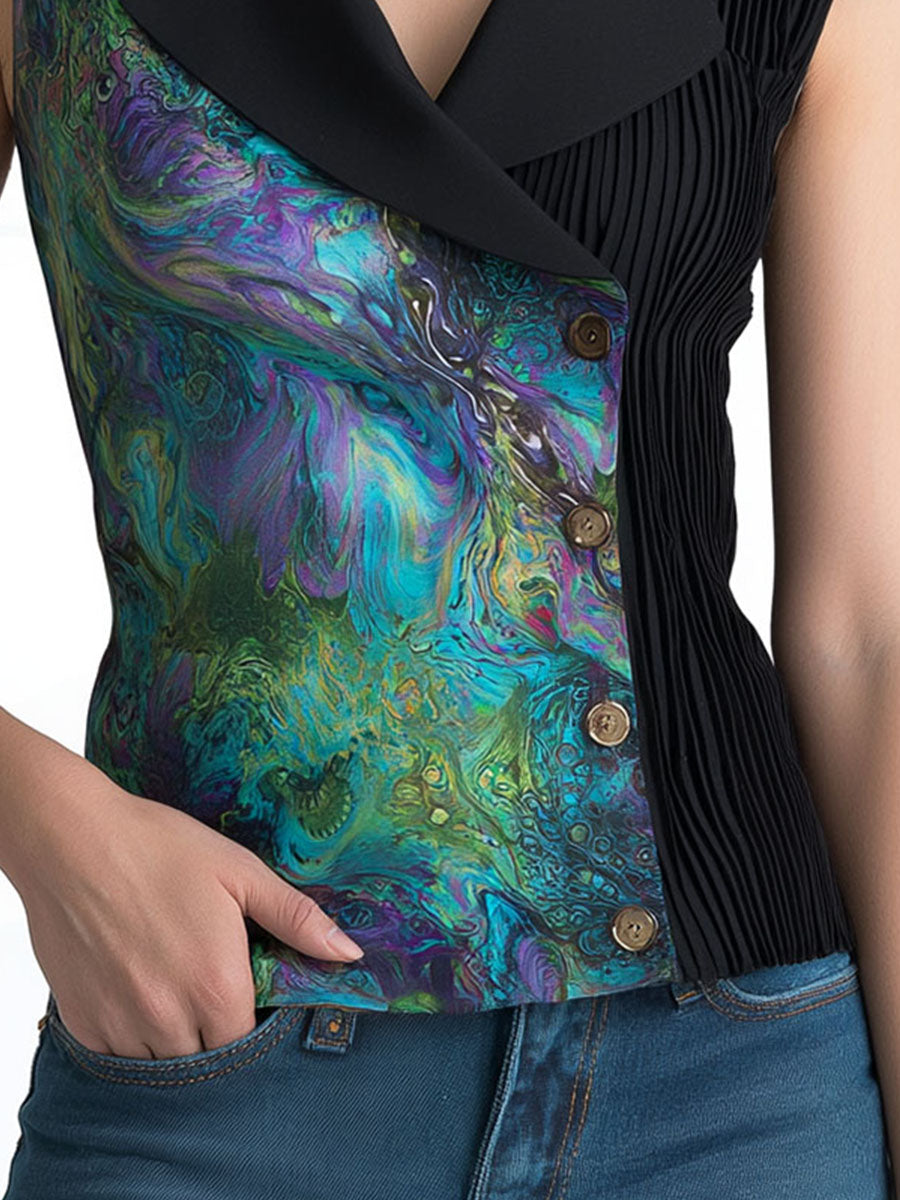 TILDA I ASYM­METRISCHES PLISSIER­TES WESTE