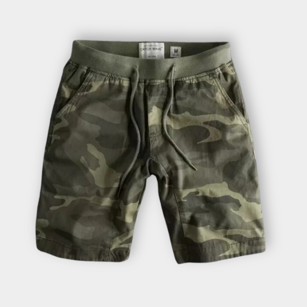 FRANZ I CAMOUFLAGE-CARGO-SHORTS