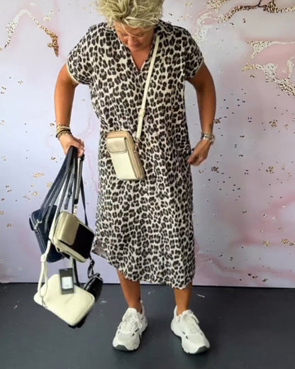 KATJA I KLEID MIT LEOPARDENMUSTER