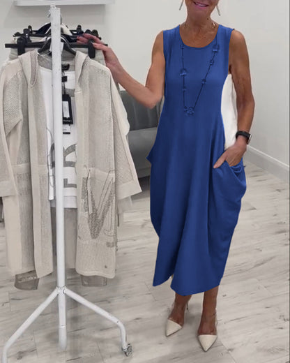 CLARIMARA I ÄRMELLOSES MIDIKLEID