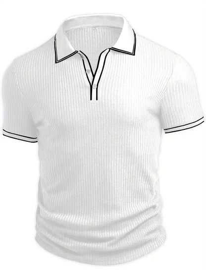 SEBASTIAN I STRUKTURIERTES POLOSHIRT