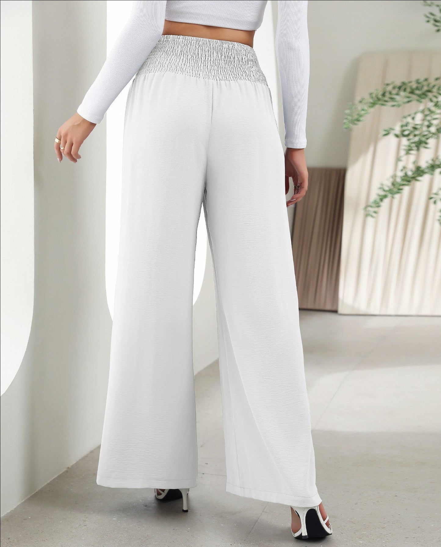 Adeline | Straight Wide Leg Pants