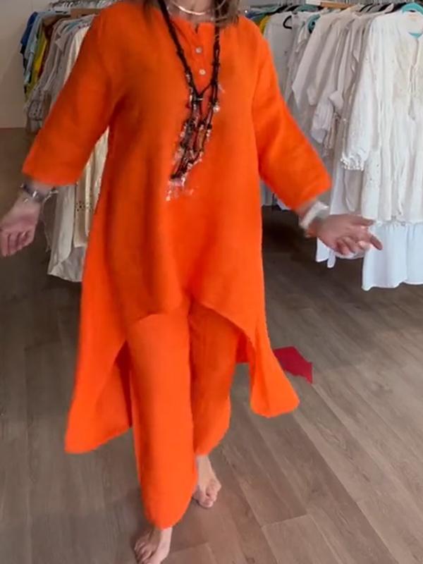 HERLIND I BEQUEMES SET AUS BLUSE UND HOSE