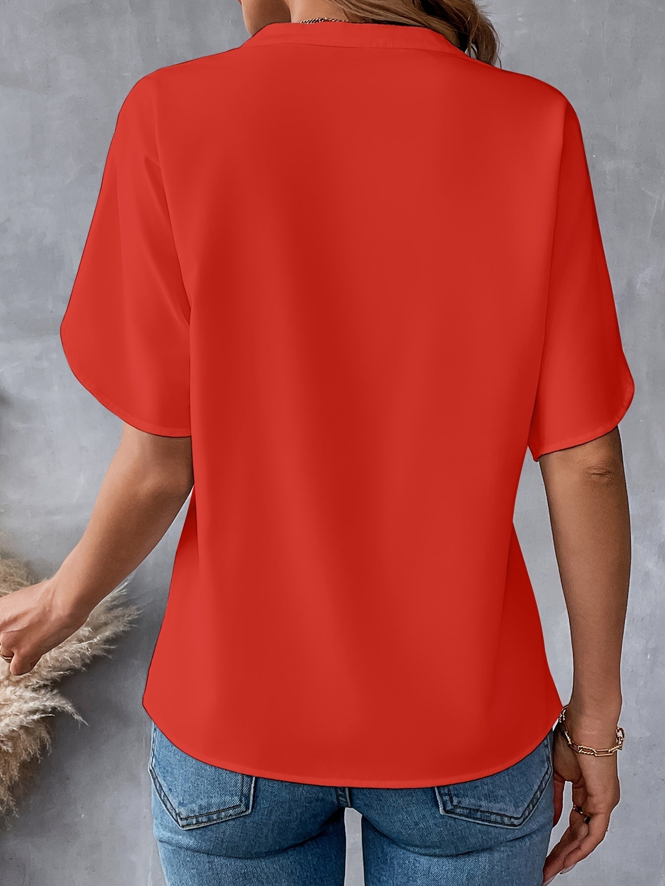 MINELOTTE I VIELSEITIGE BLUSE MIT V-AUSSCHNITT