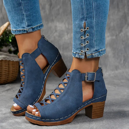 Aubrey™ - Sandales compensées élégantes