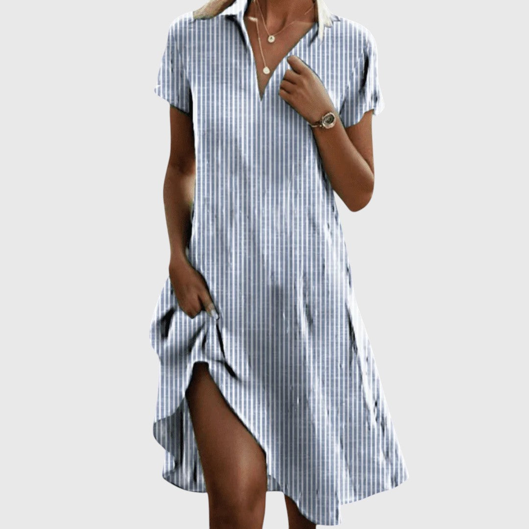 GERALDINE I KLEID MIT ETHNISCHEN MUSTERN