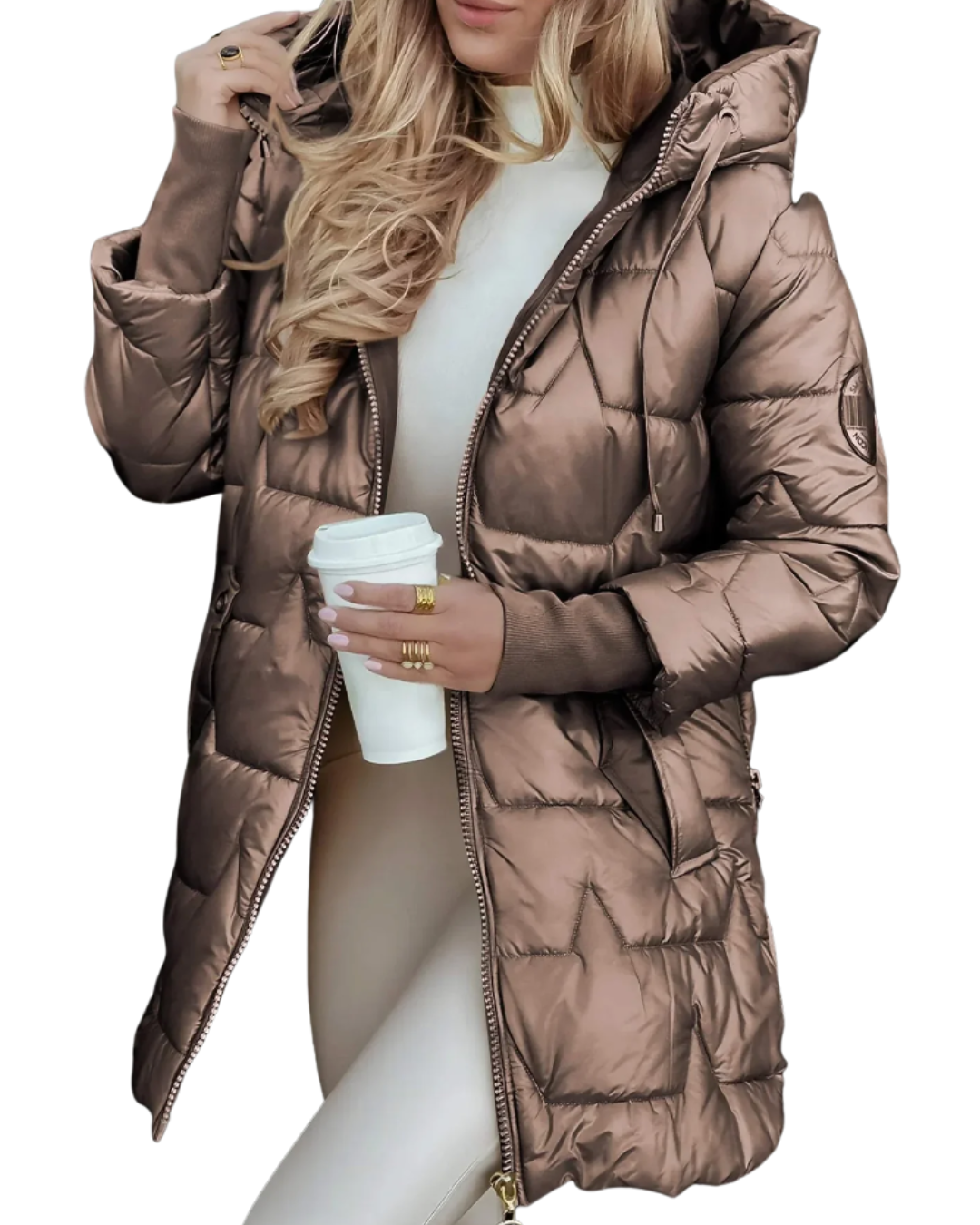 HARPER I GESTEPPTE WINTERJACKE MIT KAPUZE