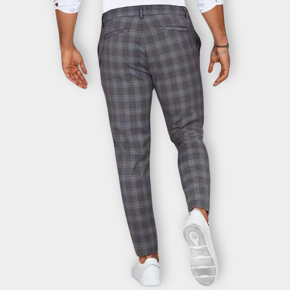 KARL I KARIERTE SLIM FIT HOSE