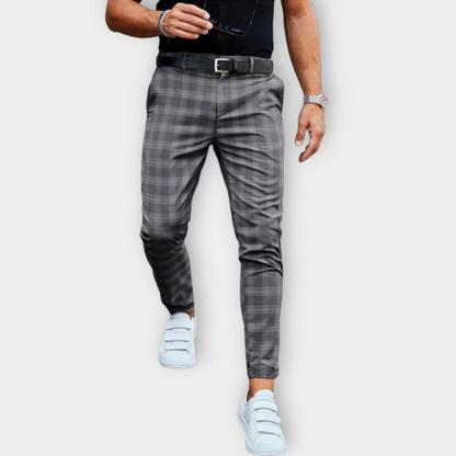 KARL I KARIERTE SLIM FIT HOSE