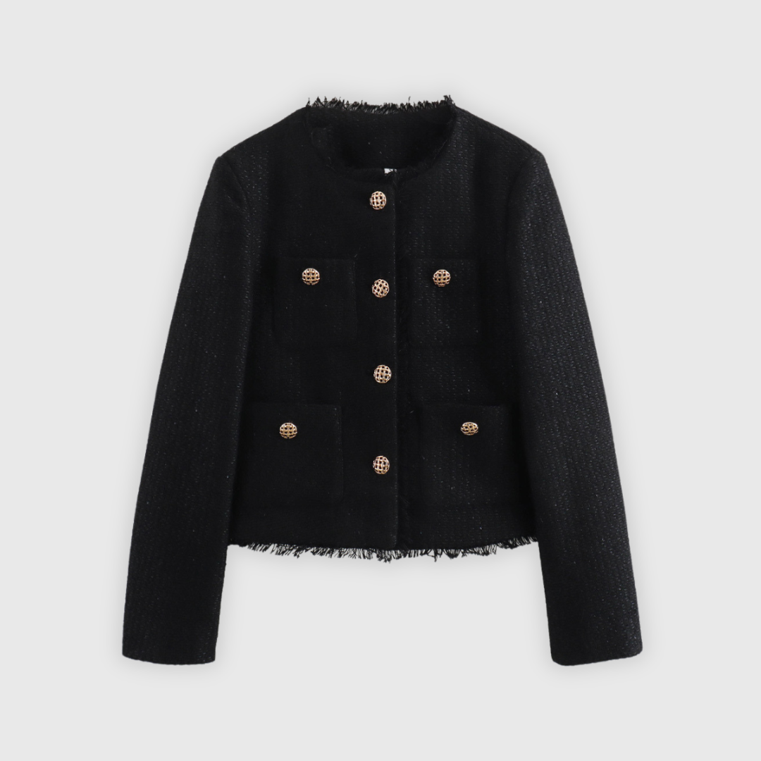 Luna | Jacke handgemacht mit Zierknöpfen