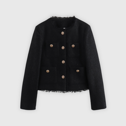 Luna | Jacke handgemacht mit Zierknöpfen