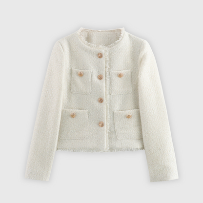 Luna | Jacke handgemacht mit Zierknöpfen