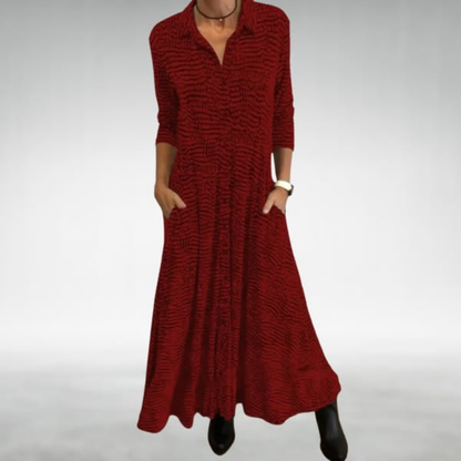 RENA I MAXI-HEMDKLEID MIT KRAGEN