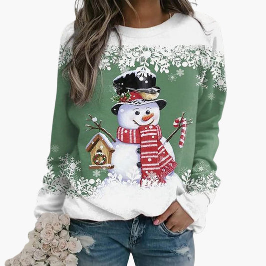 ZINA I PULLOVER MIT WEIHNACHTSMOTIV