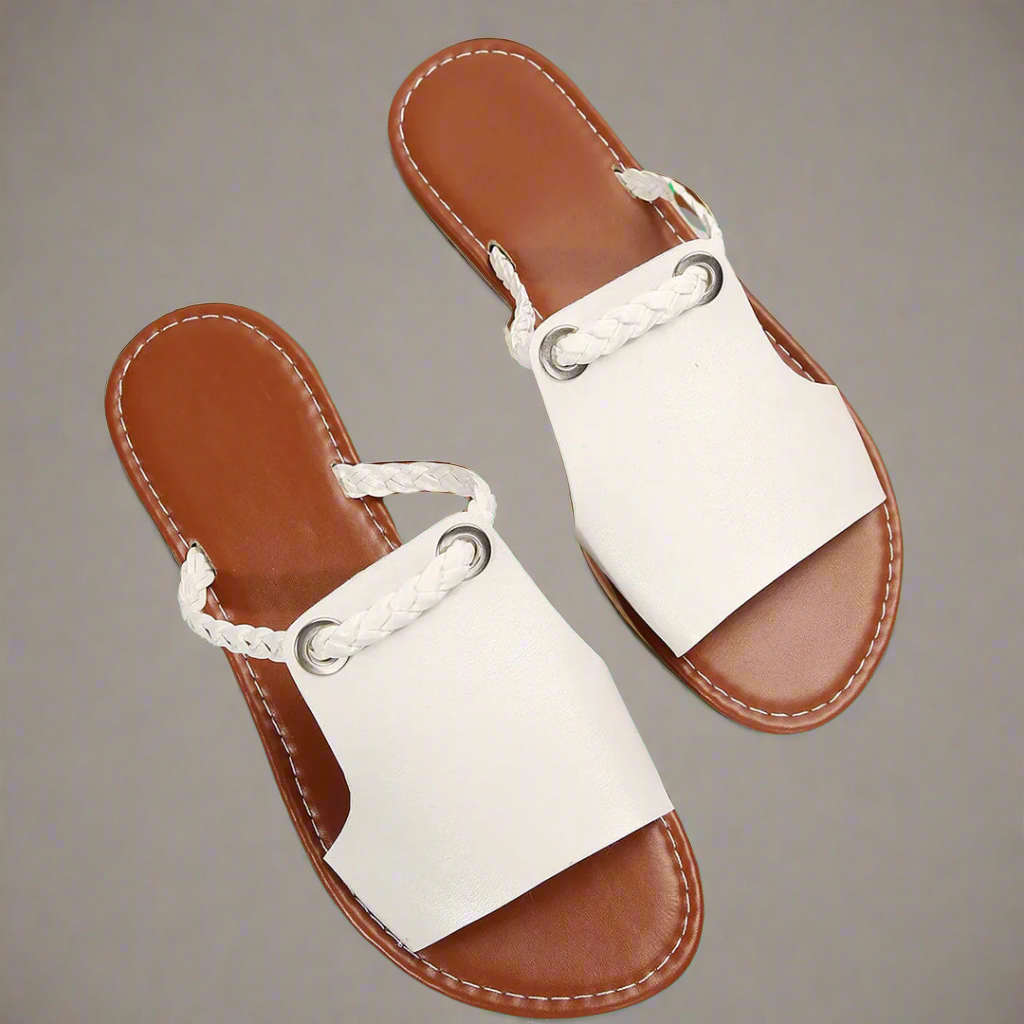 BERTRADA I VINTAGE-LEDER-SANDALEN