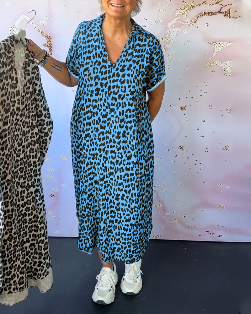 KATJA I KLEID MIT LEOPARDENMUSTER