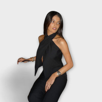 Juni - Crisscross Halter Neck Tanktop