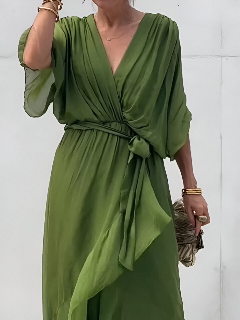 Zari - Langes elegantes Sommerkleid