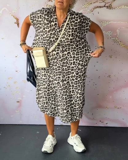 KATJA I KLEID MIT LEOPARDENMUSTER