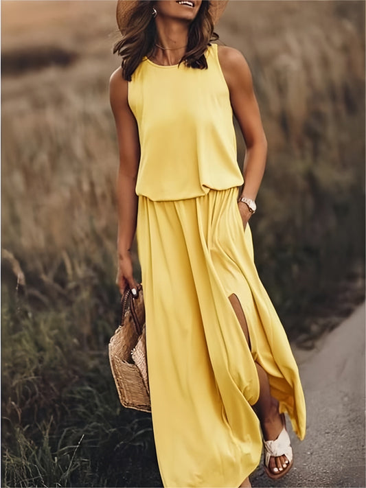 Zayna - Maxi Kleid - Einfaches Modal Boho Kleid in verschiedenen Farben