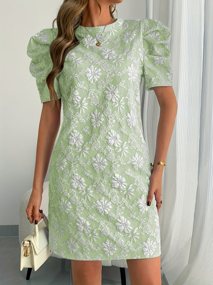 QUIRILDA I KURZARM-BLUMENKLEID