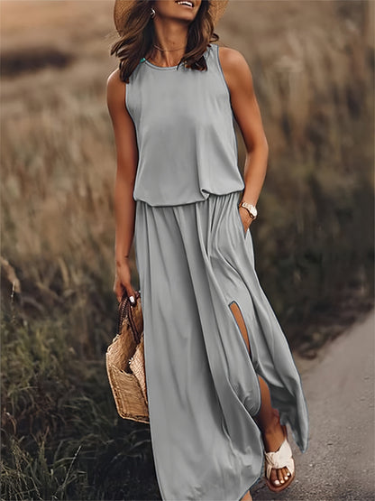 Zayna - Maxi Kleid - Einfaches Modal Boho Kleid in verschiedenen Farben