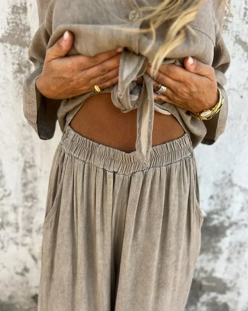 ROZA I LÄSSIGES ZWEITEILIGES LOUNGE-SET