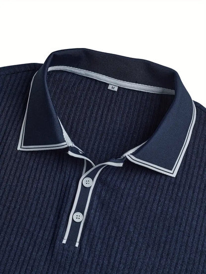 SEBASTIAN I STRUKTURIERTES POLOSHIRT