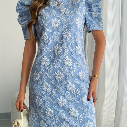 QUIRILDA I KURZARM-BLUMENKLEID