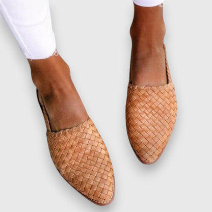 IRMENTRAUD I ELEGANTE GEWEBTE SANDALEN