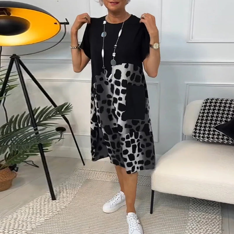 Tessa – Lässiges Kleid mit Rundhalsausschnitt