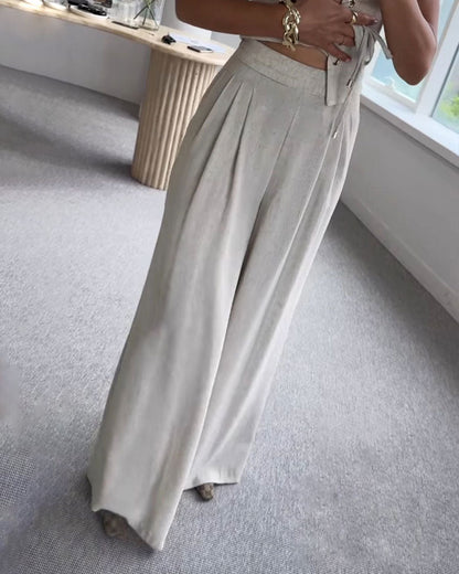 Romy™ — Zweiteiliges Set mit Top und Weitgeschnittene Hose