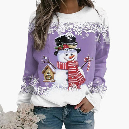 ZINA I PULLOVER MIT WEIHNACHTSMOTIV