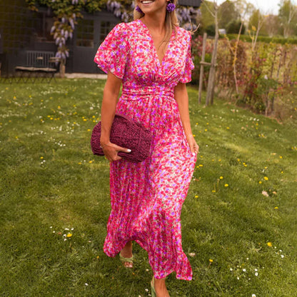 MERLE I BLUMIGES MAXIKLEID