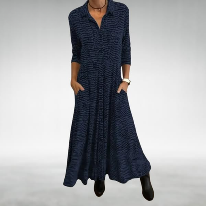 RENA I MAXI-HEMDKLEID MIT KRAGEN