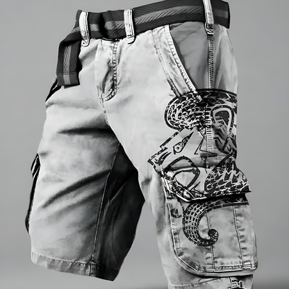 EMIL I STYLISCHE VINTAGE-CARGO-SHORTS