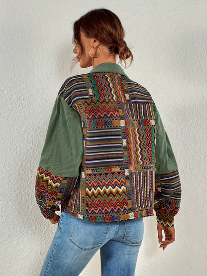 ZELINA I KORDJACKE MIT ETHINENDRUCK