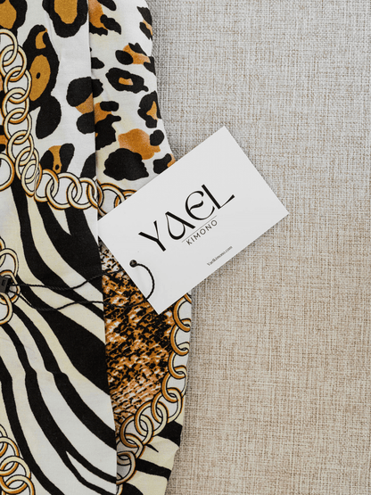 LENA I MAXIKLEID MIT LEOPARDENMUSTER