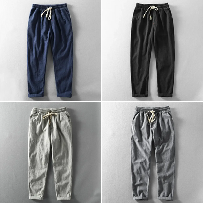 MASSIMO I BEQUEME LEINENHOSE