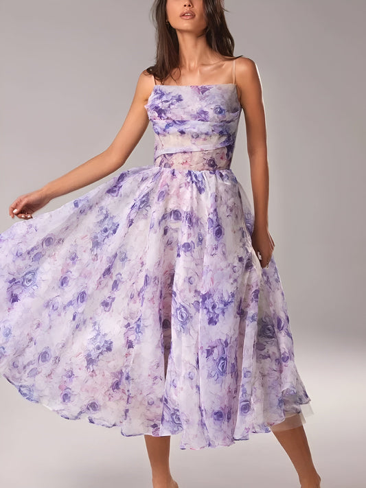 SOPHIA I FLORALES PARTYKLEID