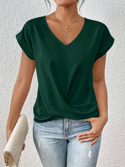 Lydia | Chic V-Neck T-Shirt
