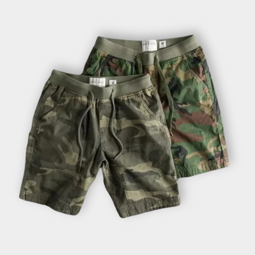 FRANZ I CAMOUFLAGE-CARGO-SHORTS
