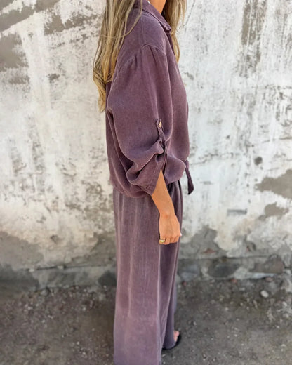 ROZA I LÄSSIGES ZWEITEILIGES LOUNGE-SET