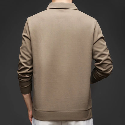 COLE I WAFFELSTRICK-LANGARM-POLOSHIRT