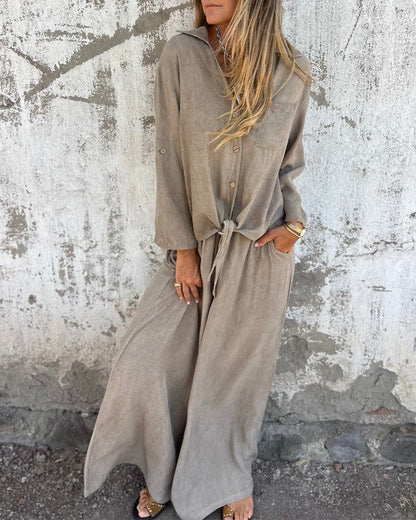 ROZA I LÄSSIGES ZWEITEILIGES LOUNGE-SET