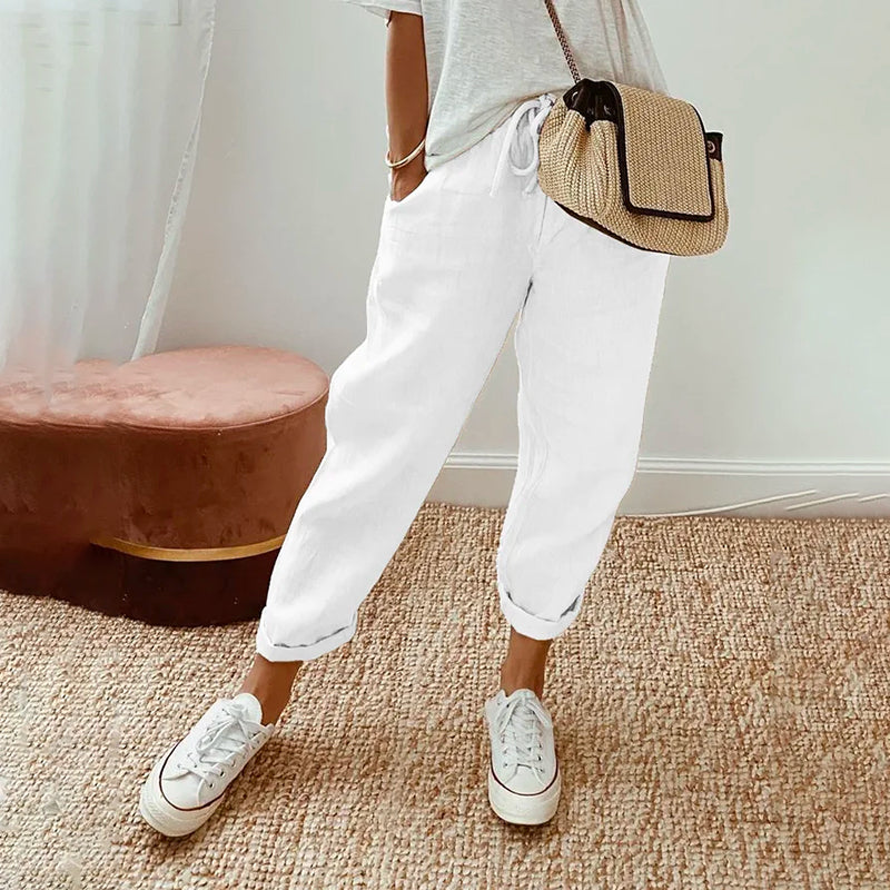 DULCINEA I VIELSEITIGE LEINENHOSE