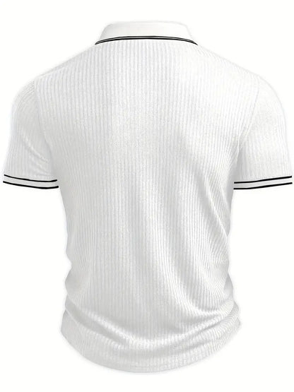 SEBASTIAN I STRUKTURIERTES POLOSHIRT