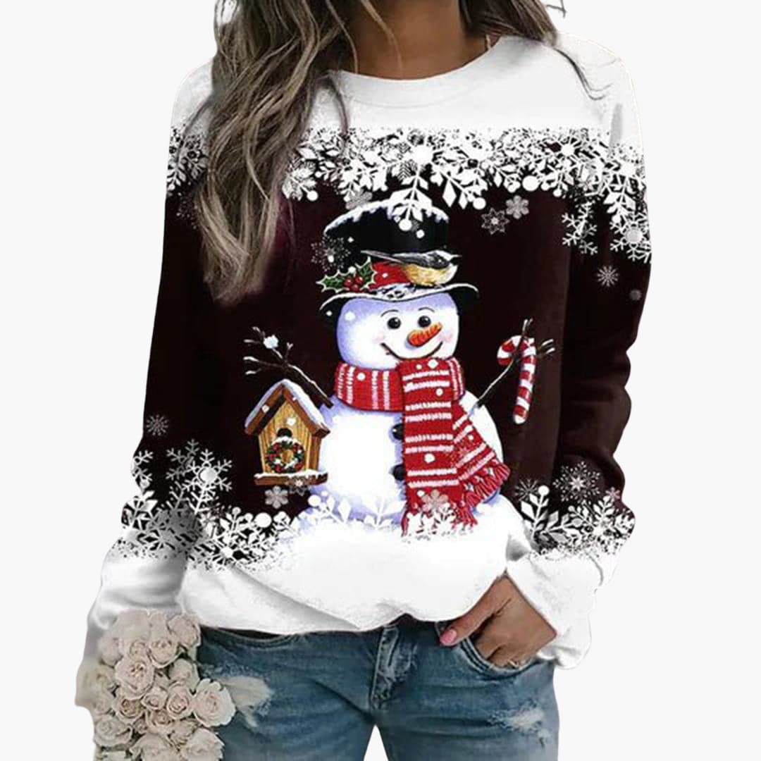 ZINA I PULLOVER MIT WEIHNACHTSMOTIV