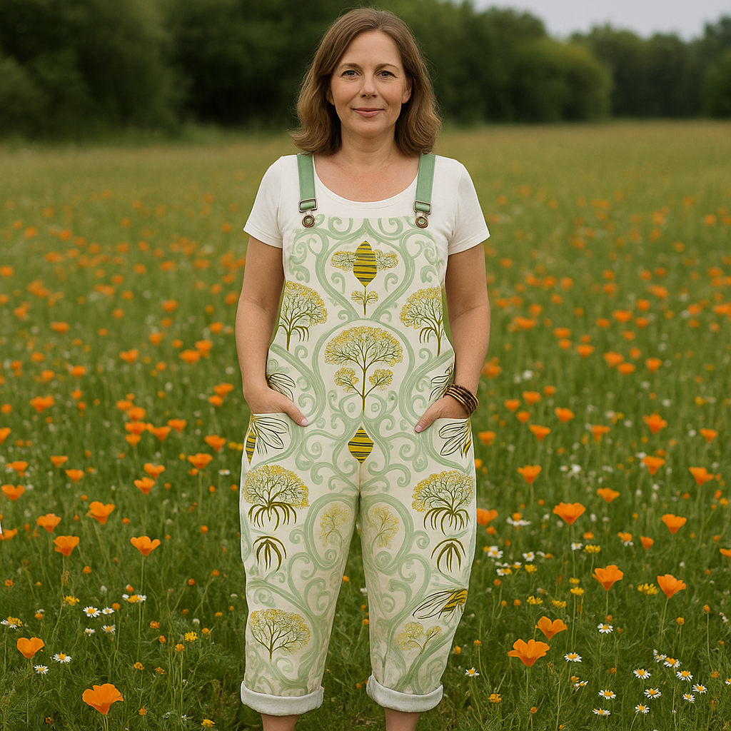 ALMUT I VINTAGE BEDRUCKTER JUMPSUIT